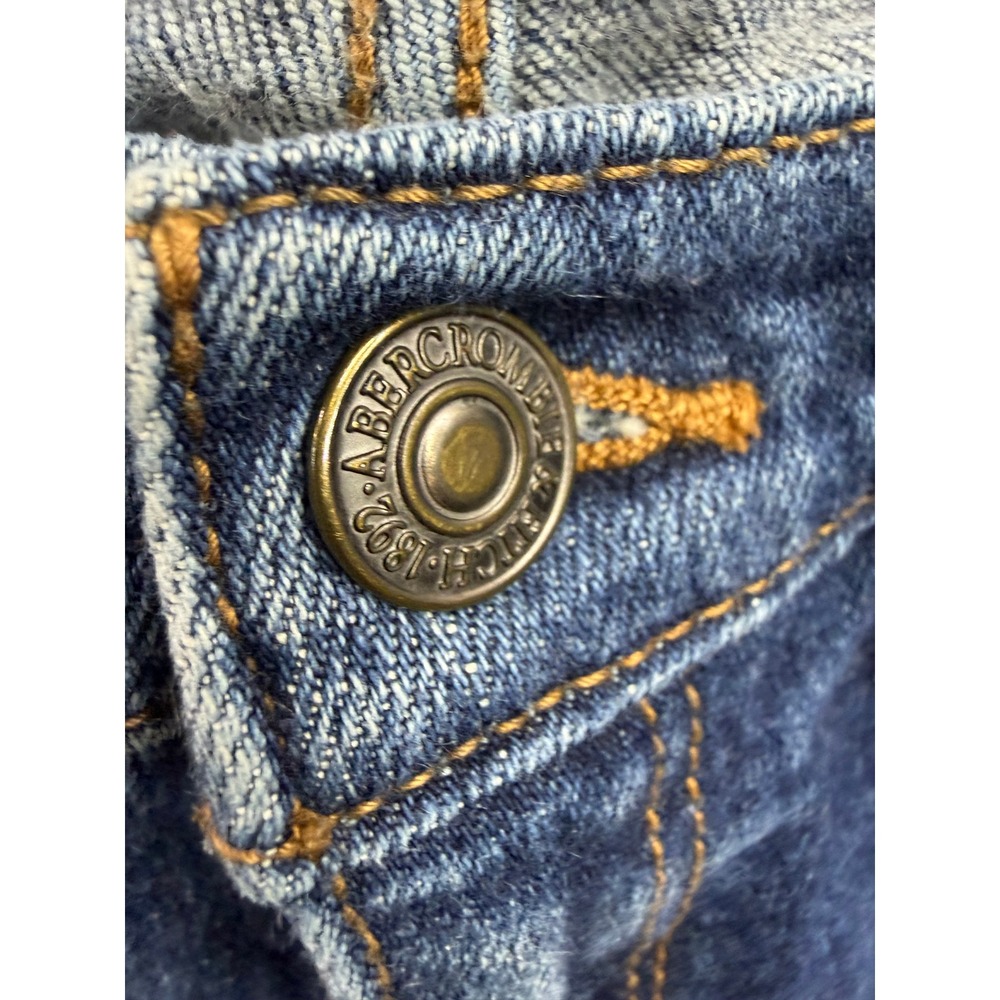 Abercrombie & Fitch Skinny Jeans Womens Blue Perfect Stretch Denim 25x31 - Picture 6 of 8
